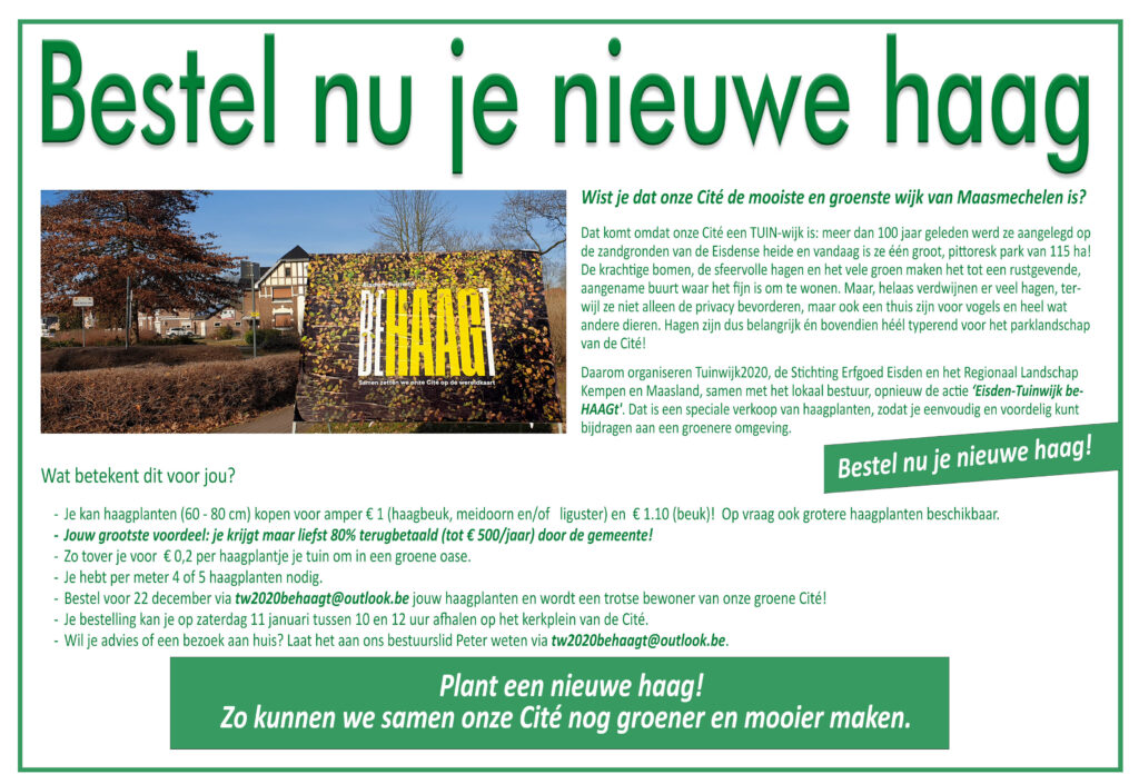 Haagactie TW2020